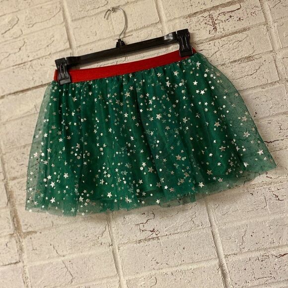 Holiday Time Christmas Sparkle Tulle Skirt M 7-8 - Picture 1 of 4